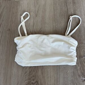 Nookie White Aria Cropped Top Size XS